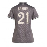 Camiseta Real Madrid Brahim Diaz #21 Tercera Equipación Replica 2024-25 para mujer mangas cortas